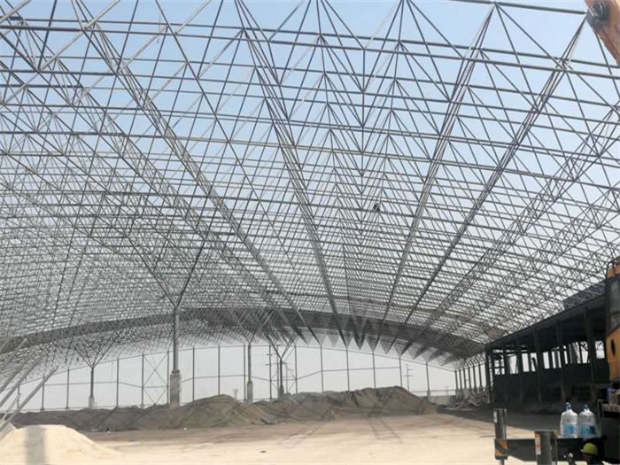 南阳钢厂料仓网架工程